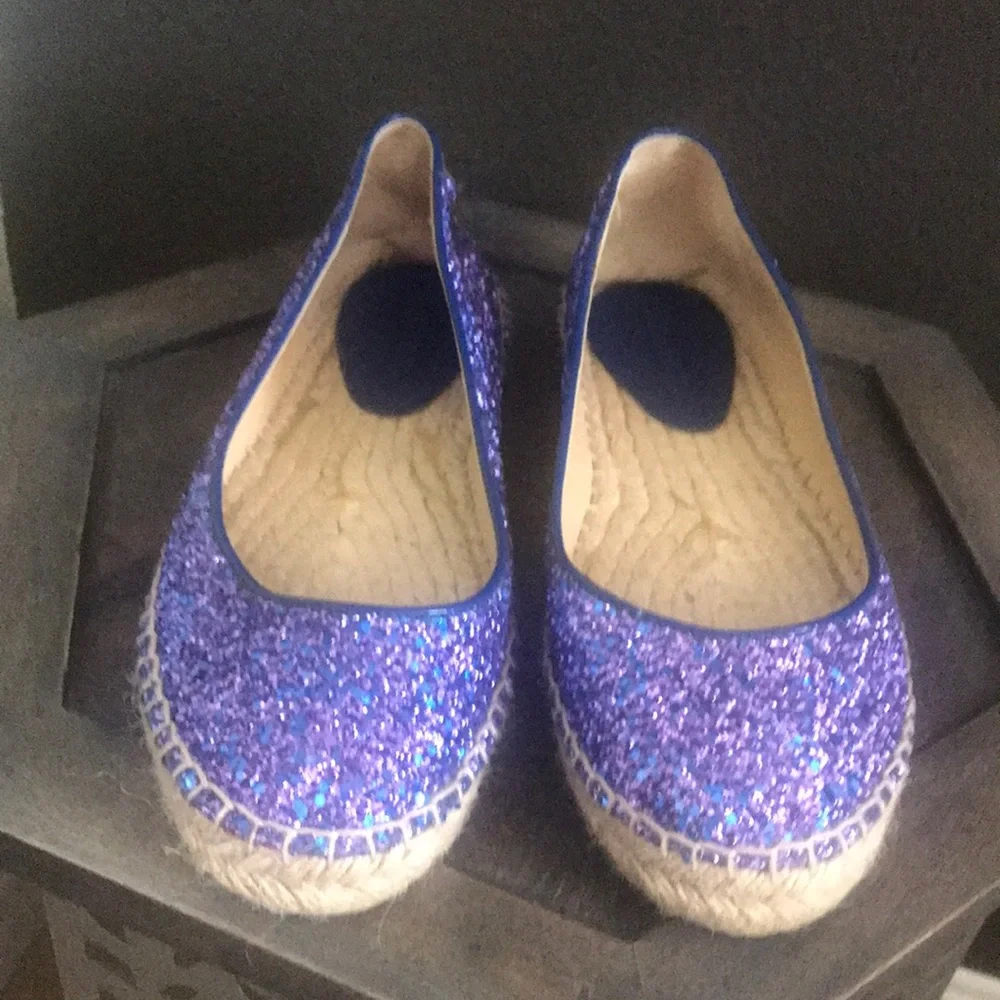 🛑 1 hour sale. Jimmy Choo, Like New, sparkle espadrilles - Picture 4 of 11